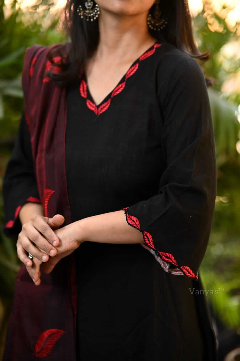 Black Scalloping Work