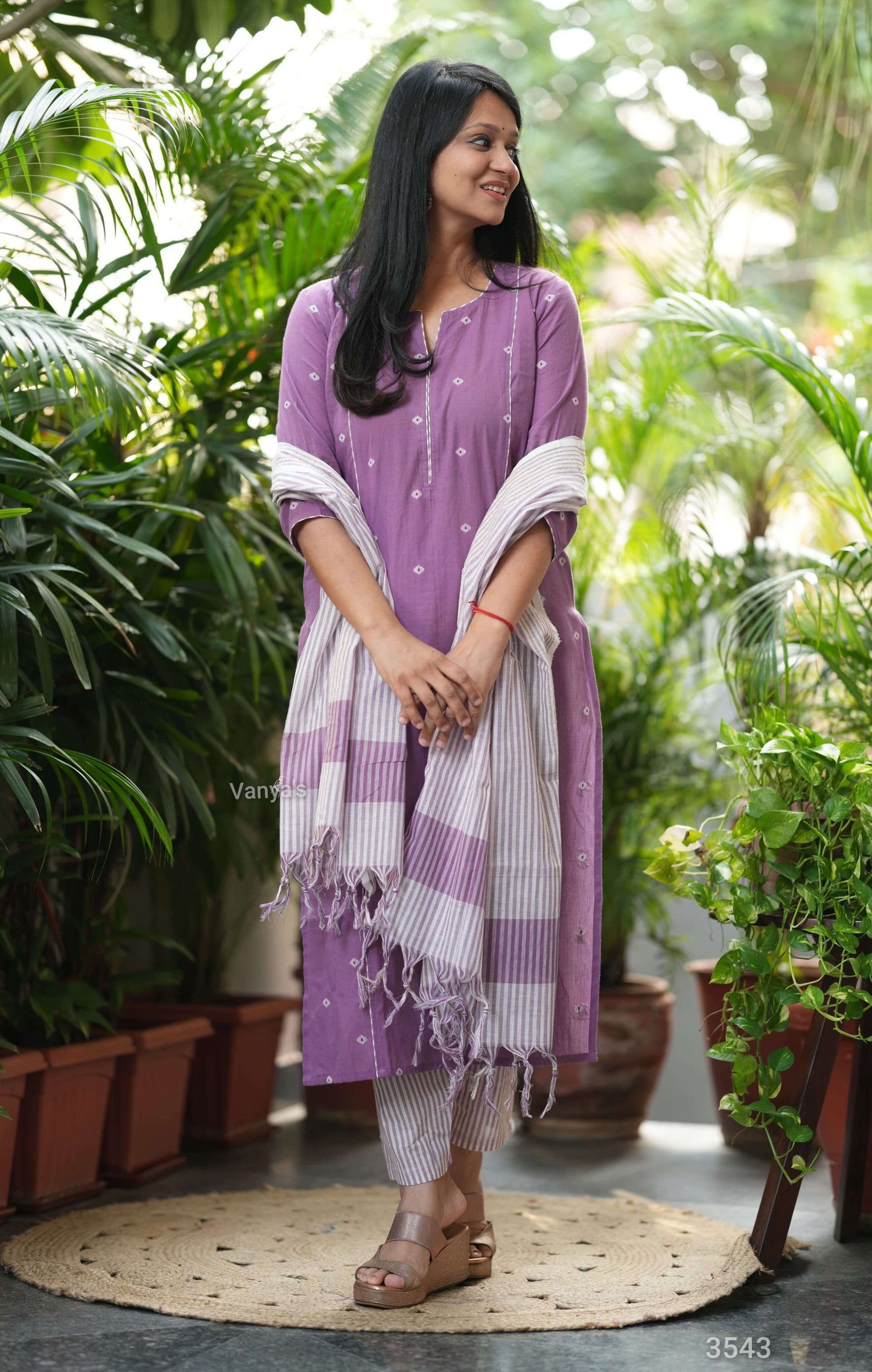 Lilac Naryani Handloom