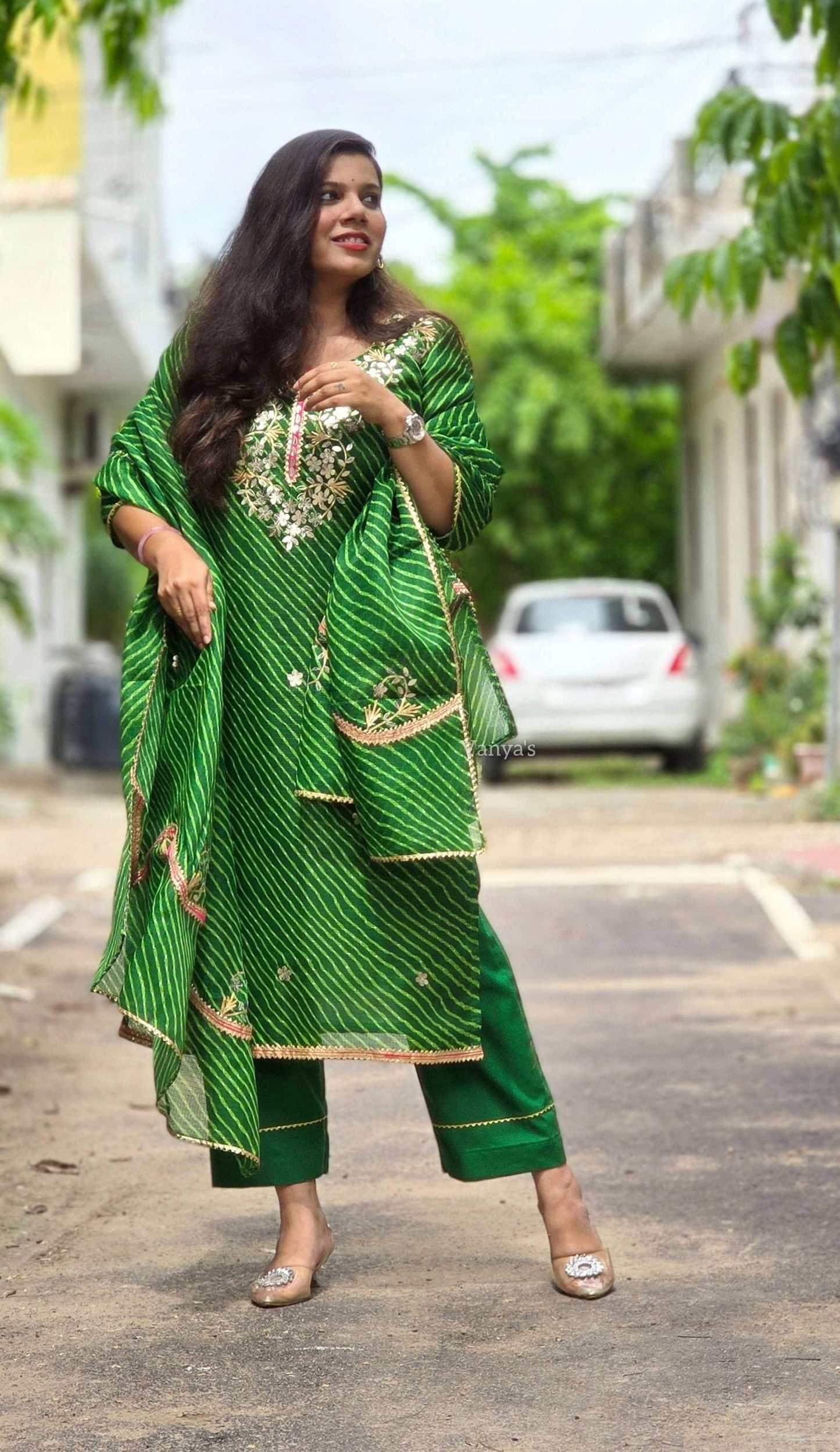 Green Lehriya Kota Doria