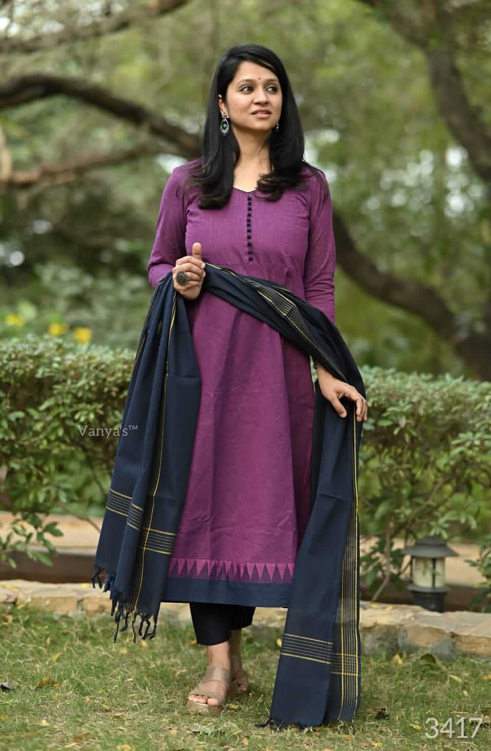 Temple Border Anarkali