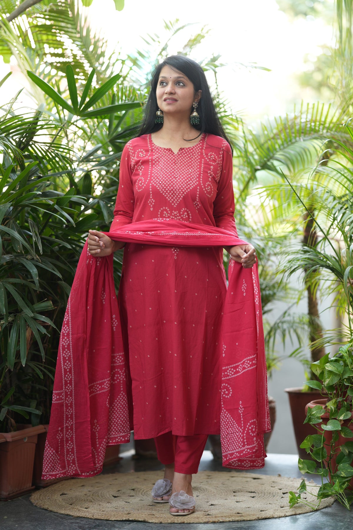Red Mirror embroidery