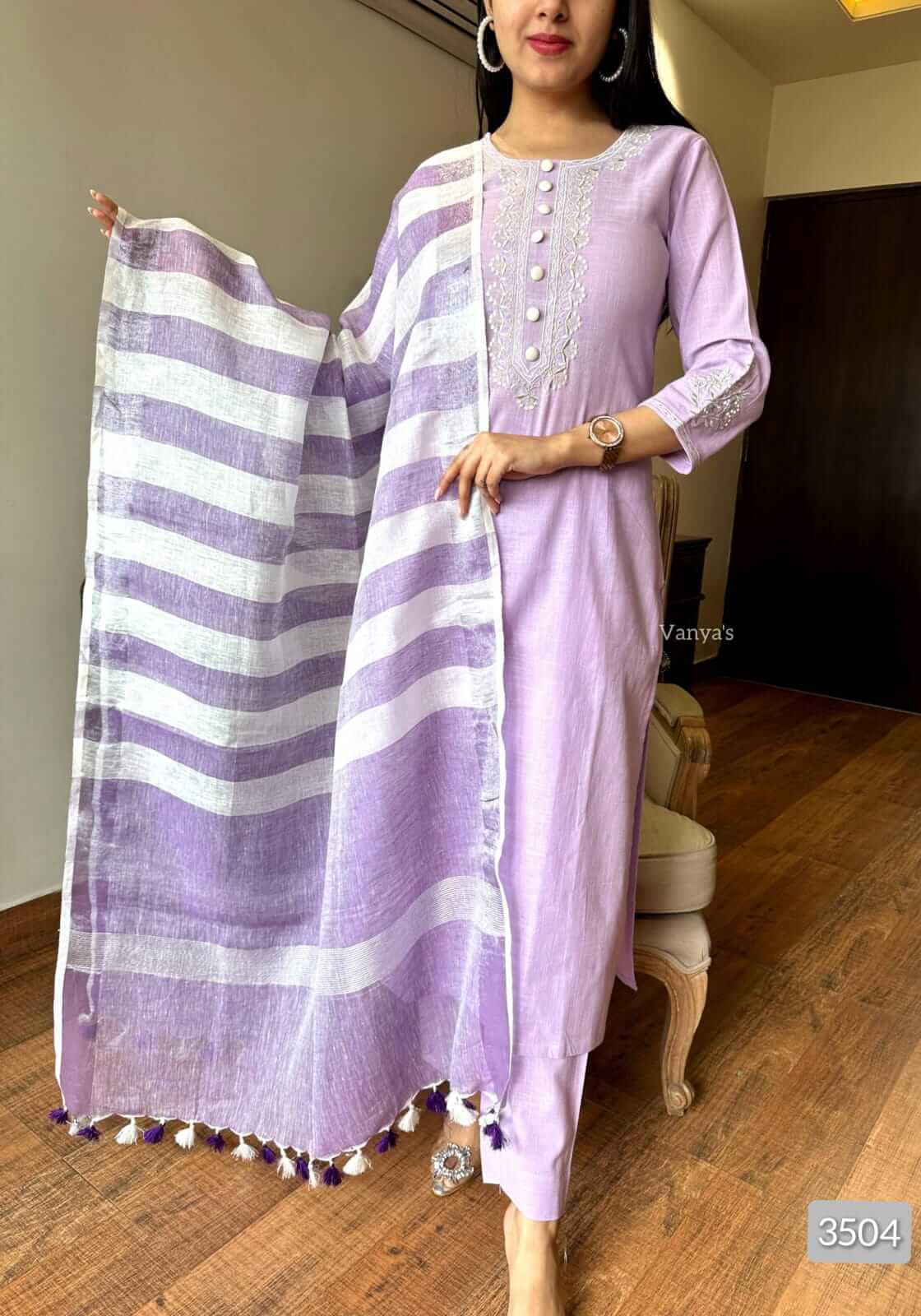 Embroidery & Linen duppata