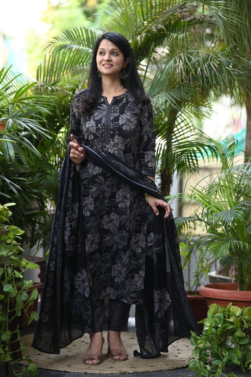 Ajrakh print kurta