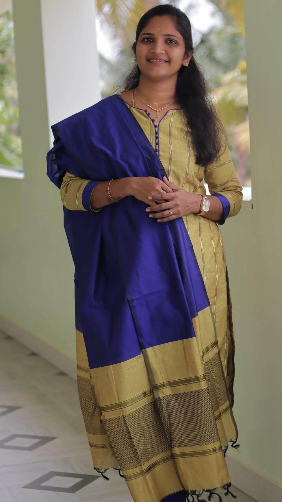 Silk Ikkat Print