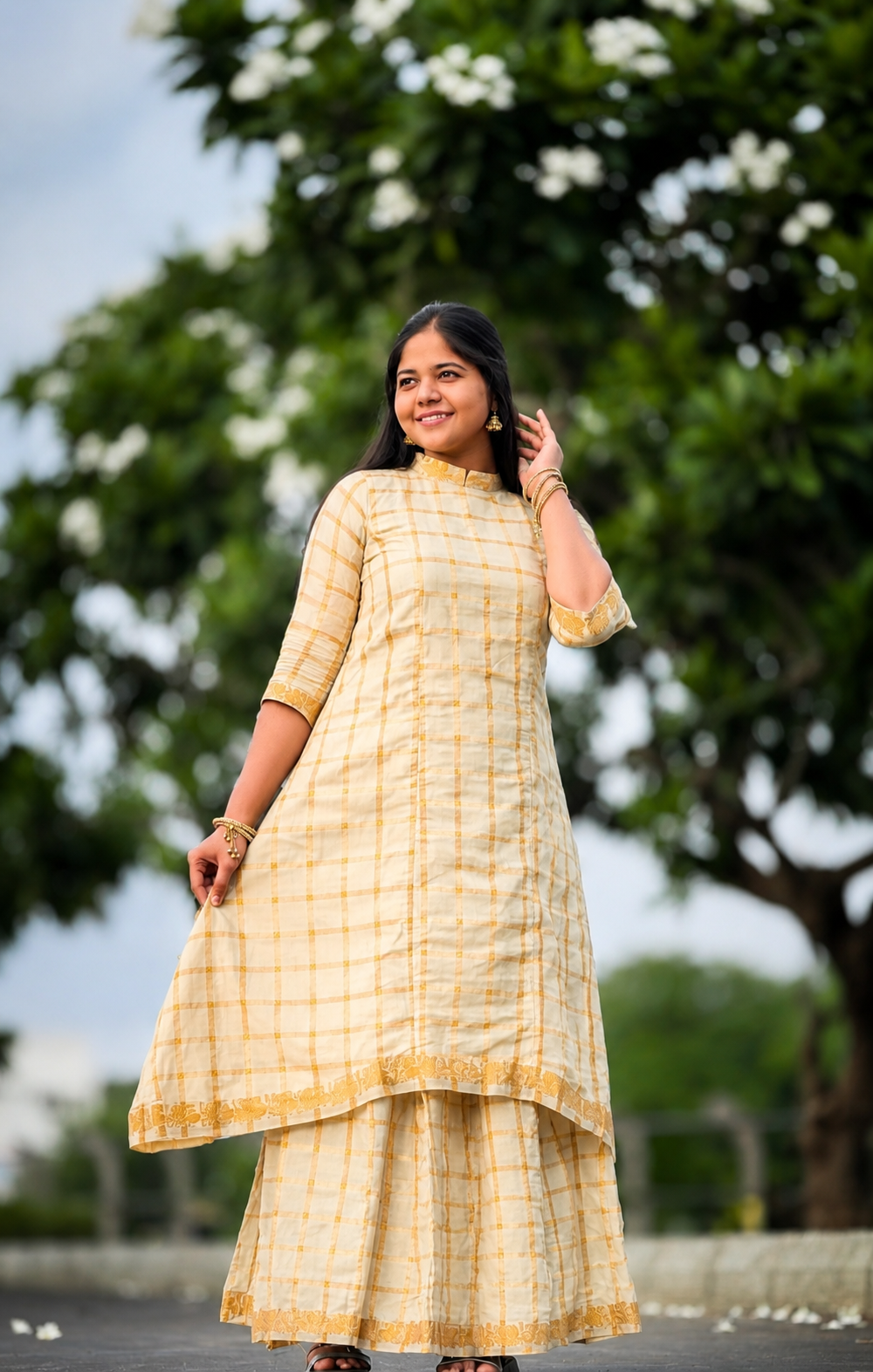 Onam Traditional Skirt & Top