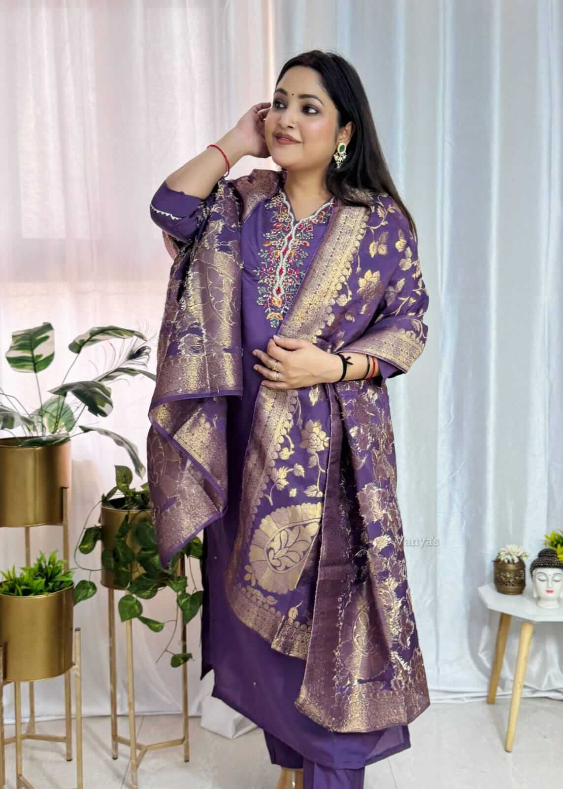 Purple Roman Silk