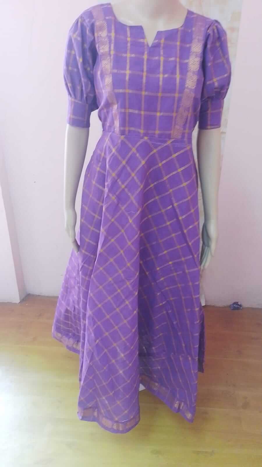 Purple Anarkali
