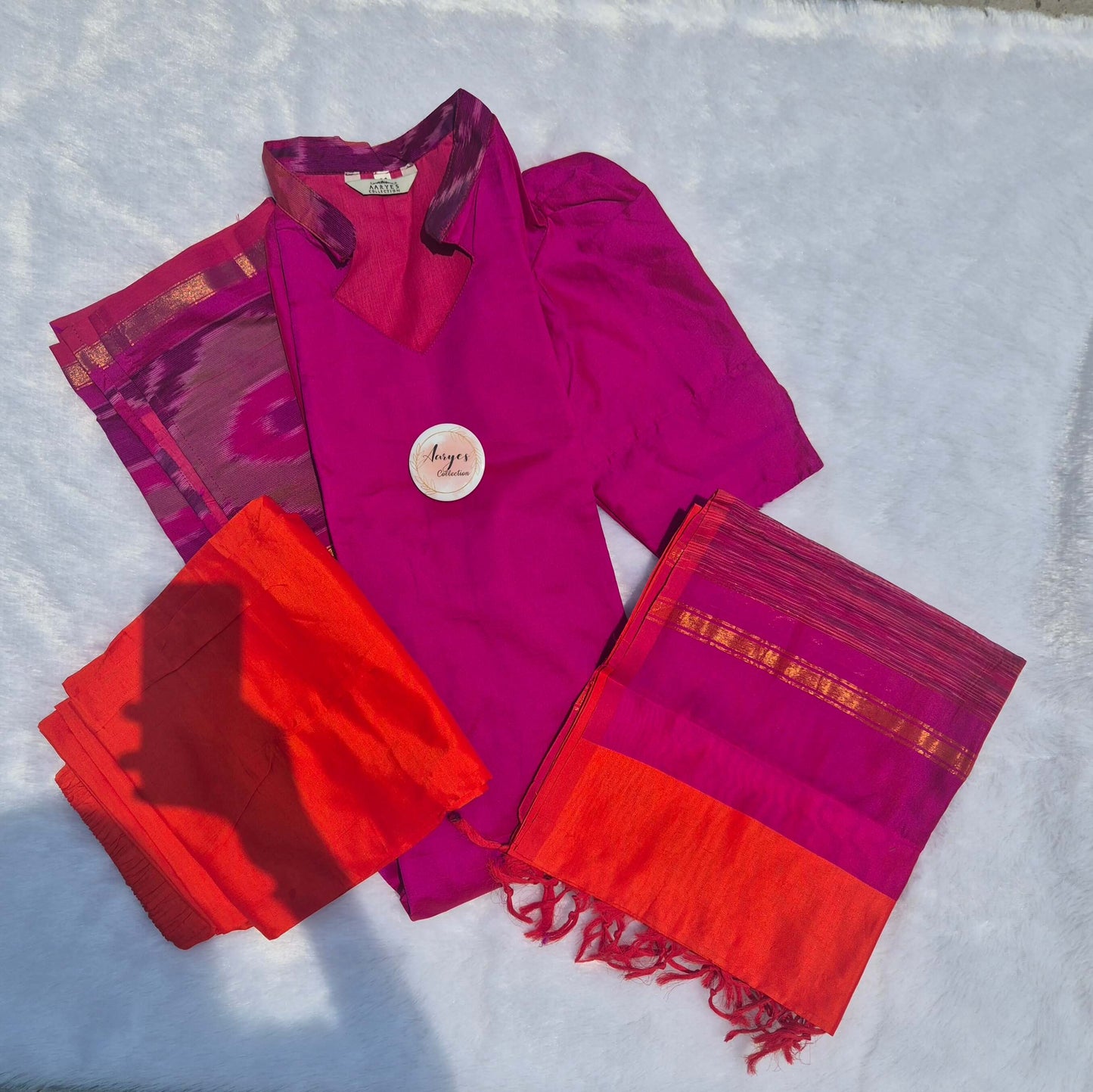 Collar neck silk series