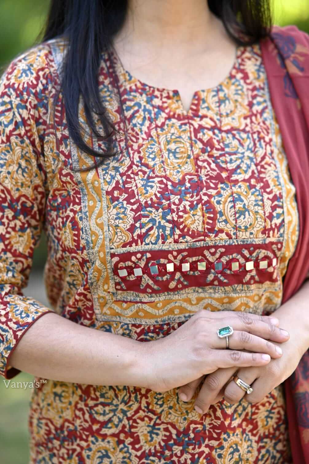Ajrakh- Rust Red