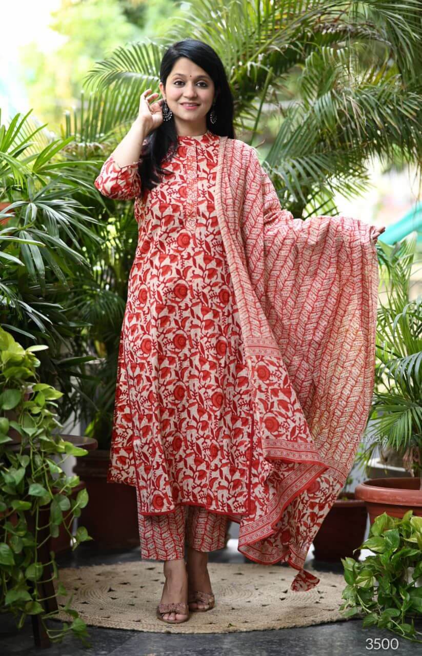 Rust Scalloped Suits