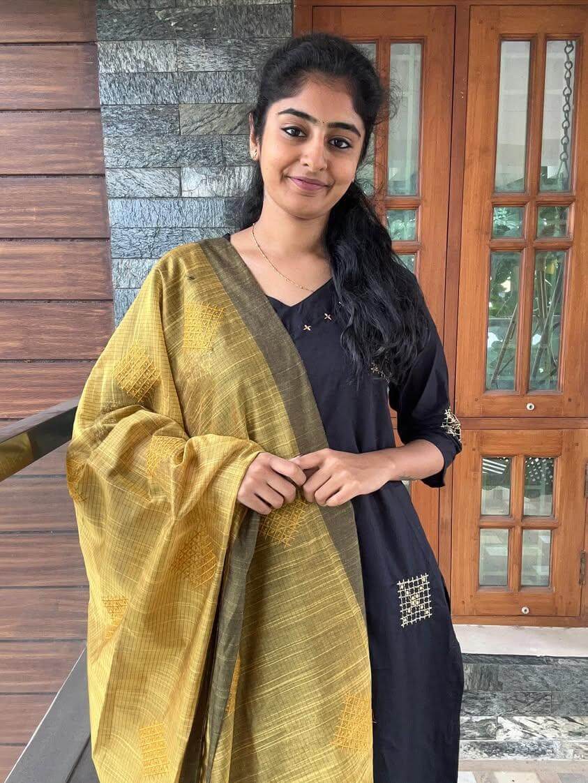 Embroidery Salwar- Black