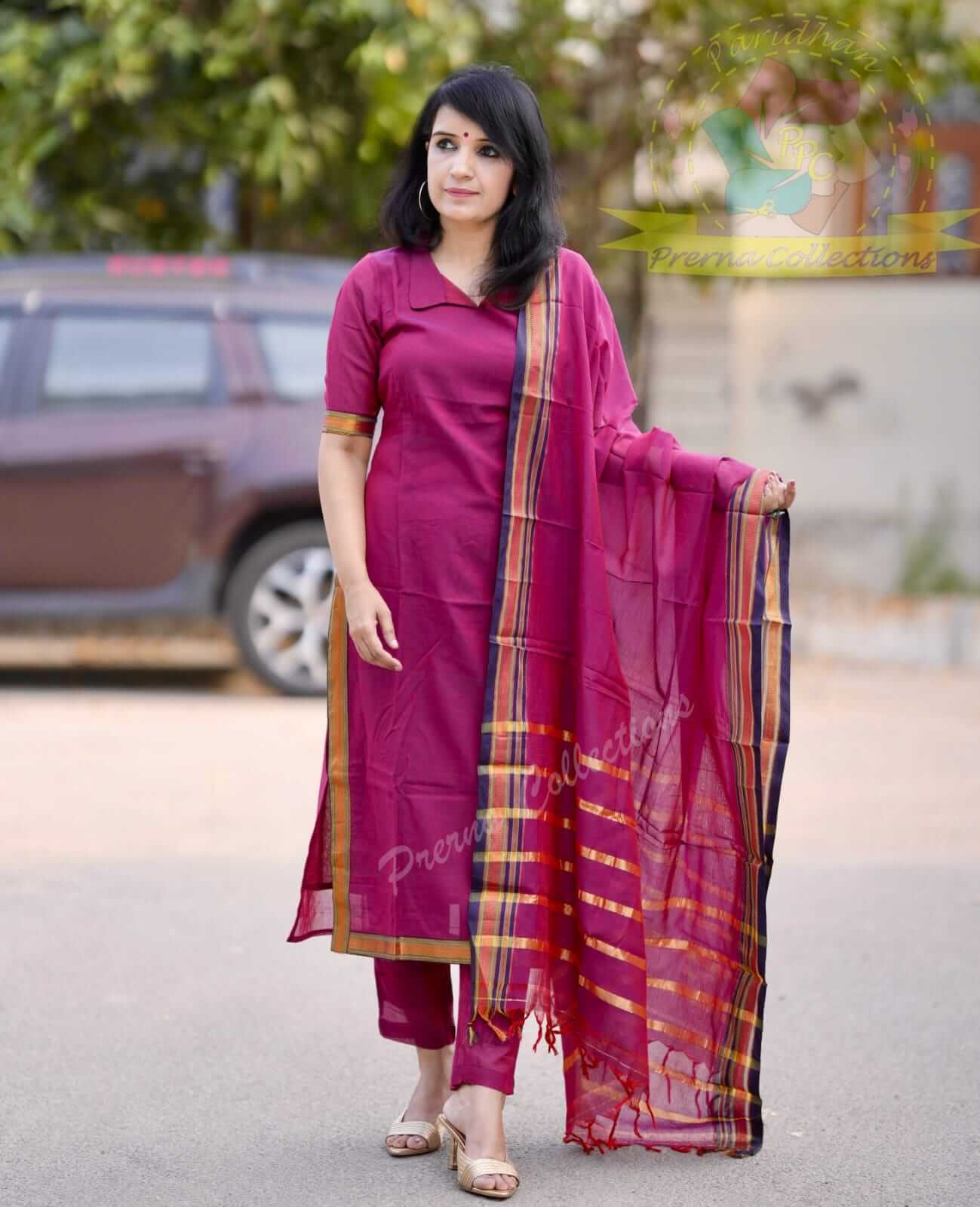 Handloom Cotton Silk kurti