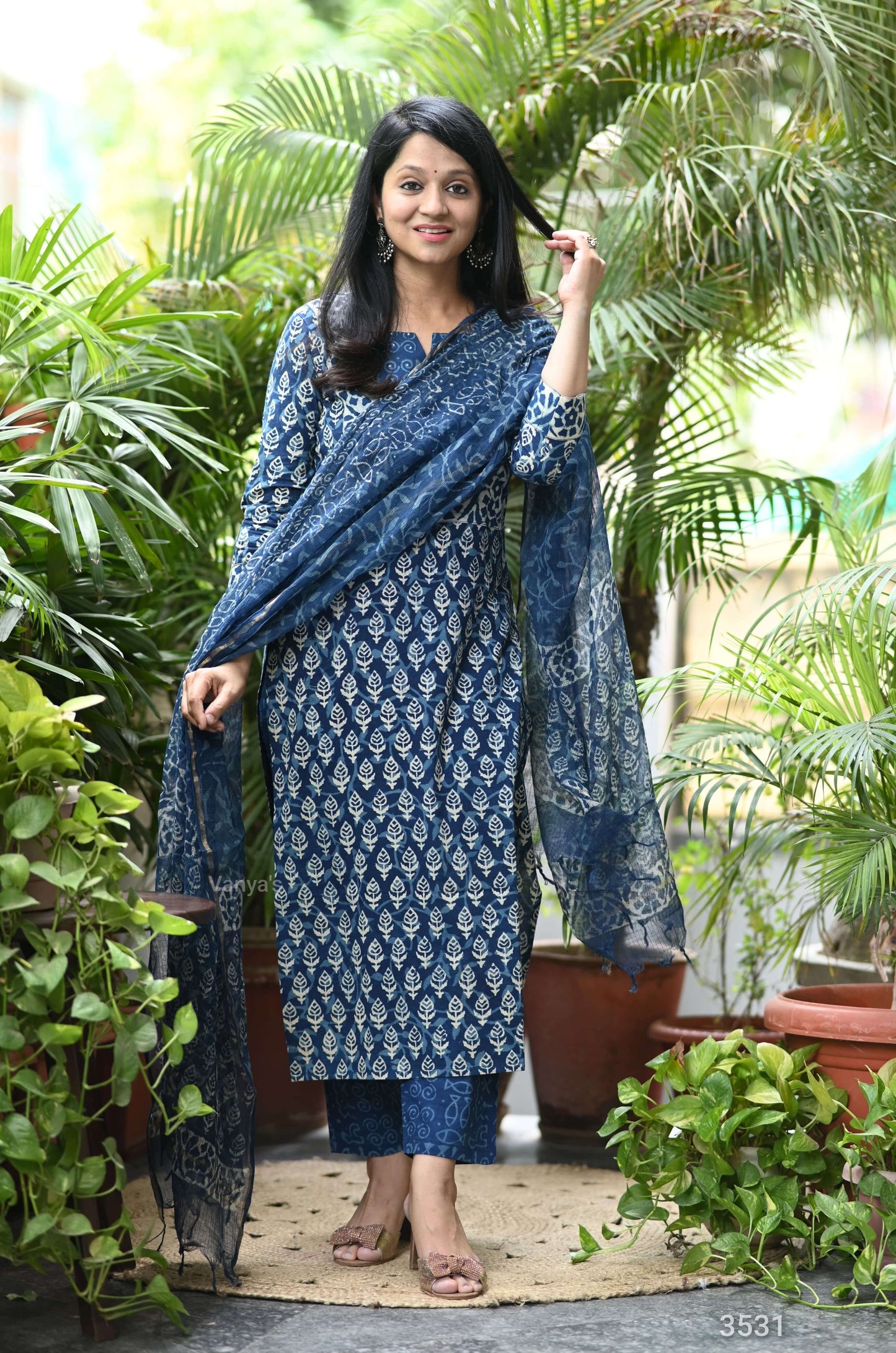 Indigo Bagru Handblock