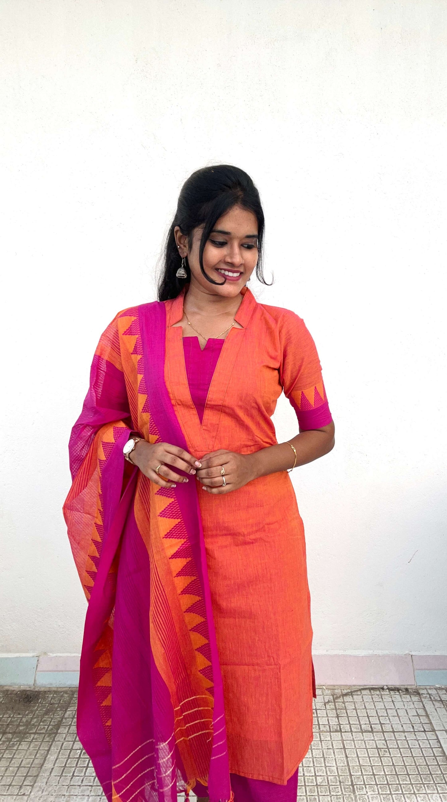 Handloom Star Neck series- 9