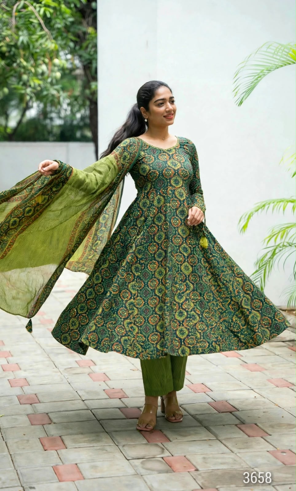 Green Ajrak