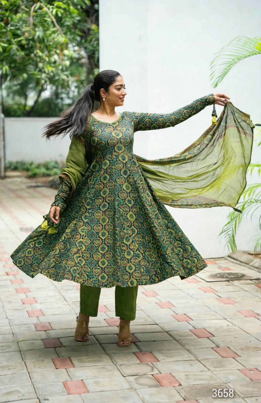 Green Ajrak