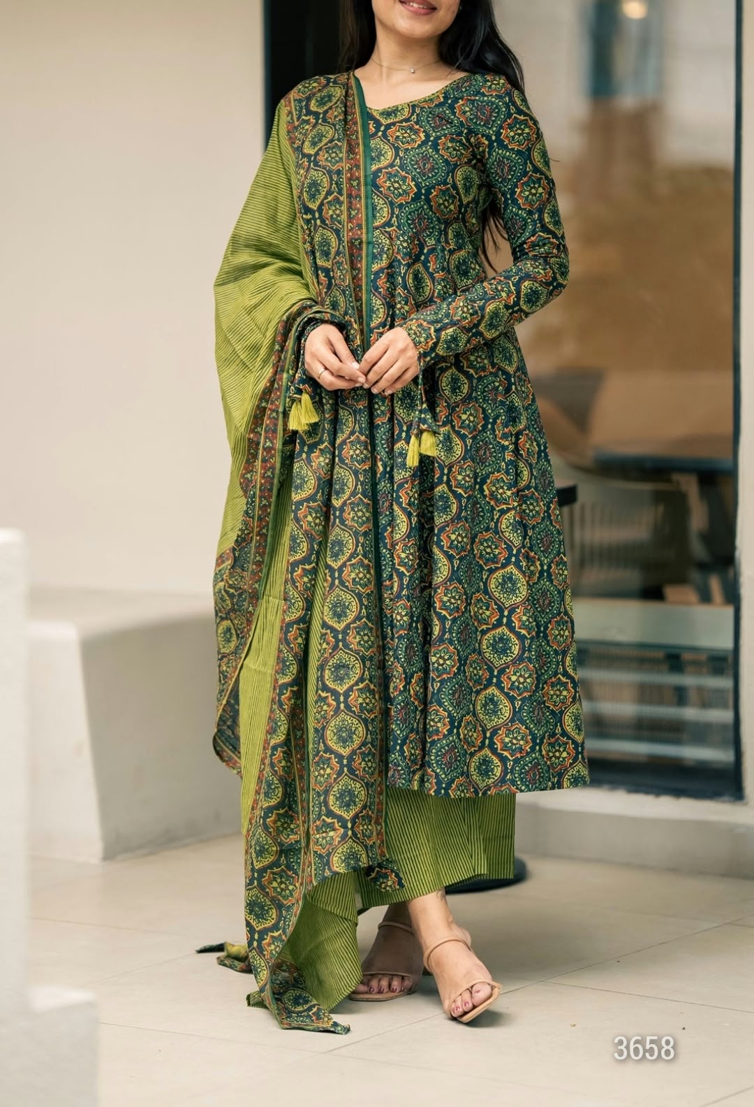Green Ajrak