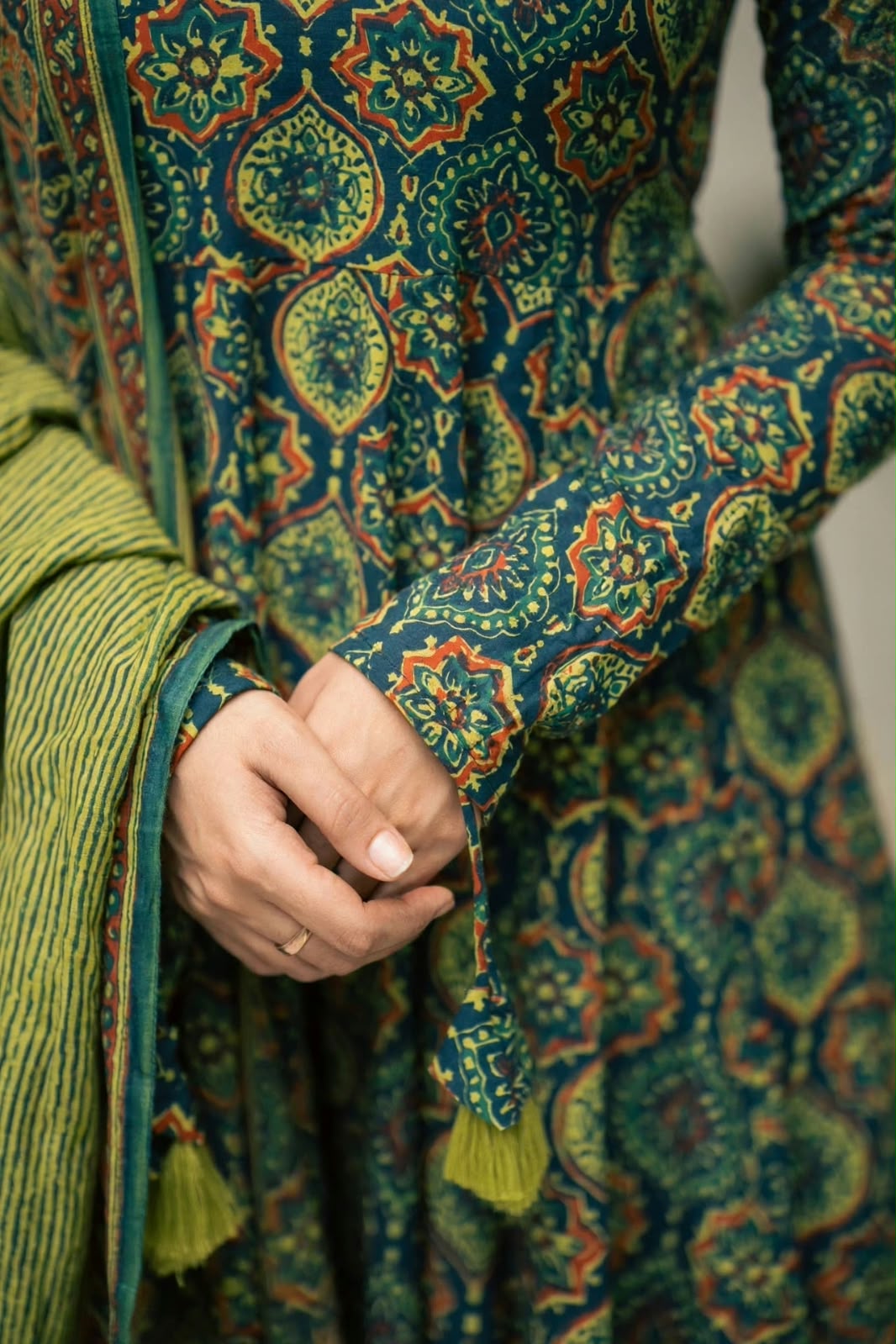 Green Ajrak