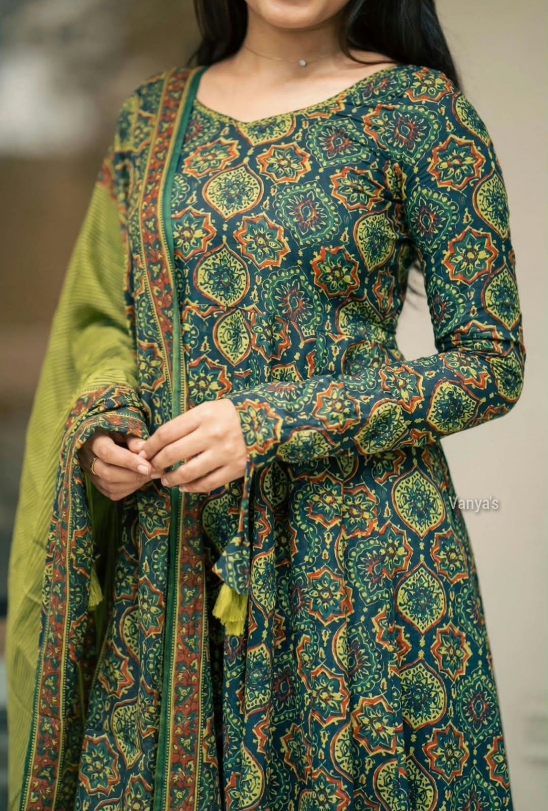 Green Ajrak