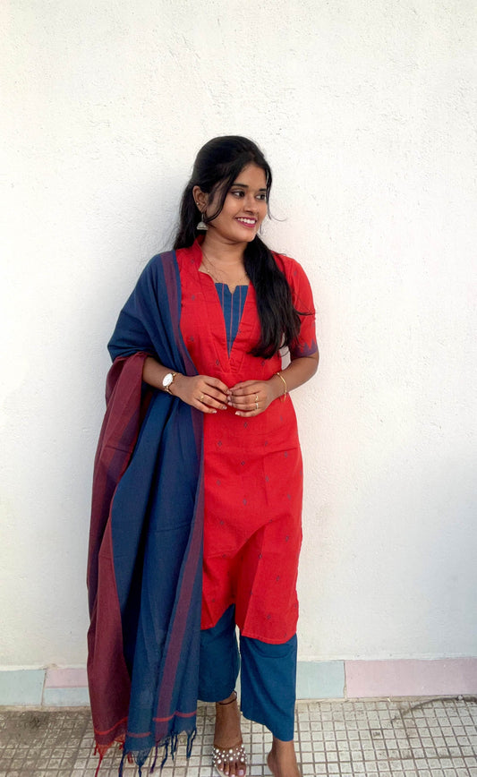 Handloom Star Neck series- 7