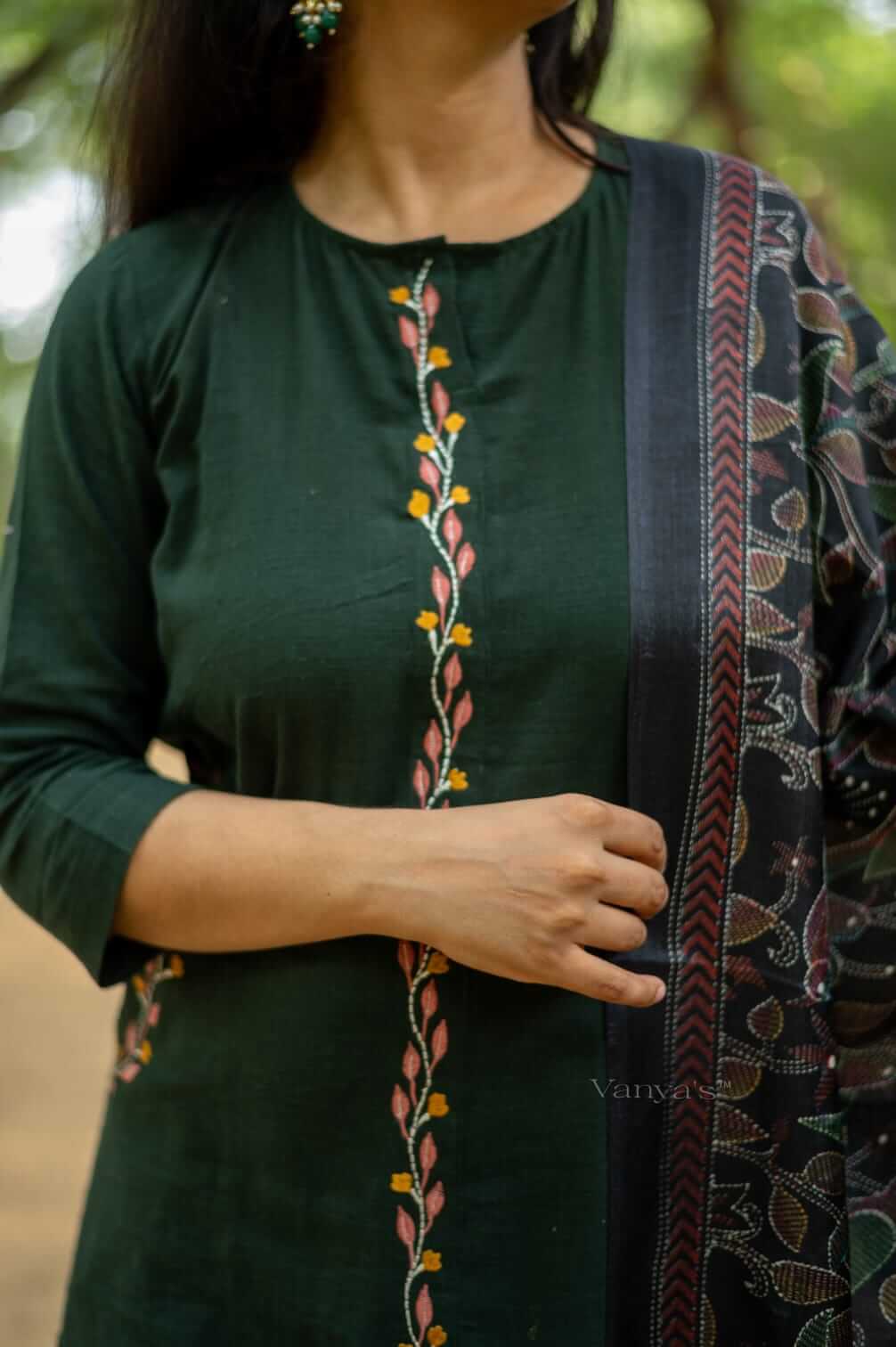 Khadi silk duppata