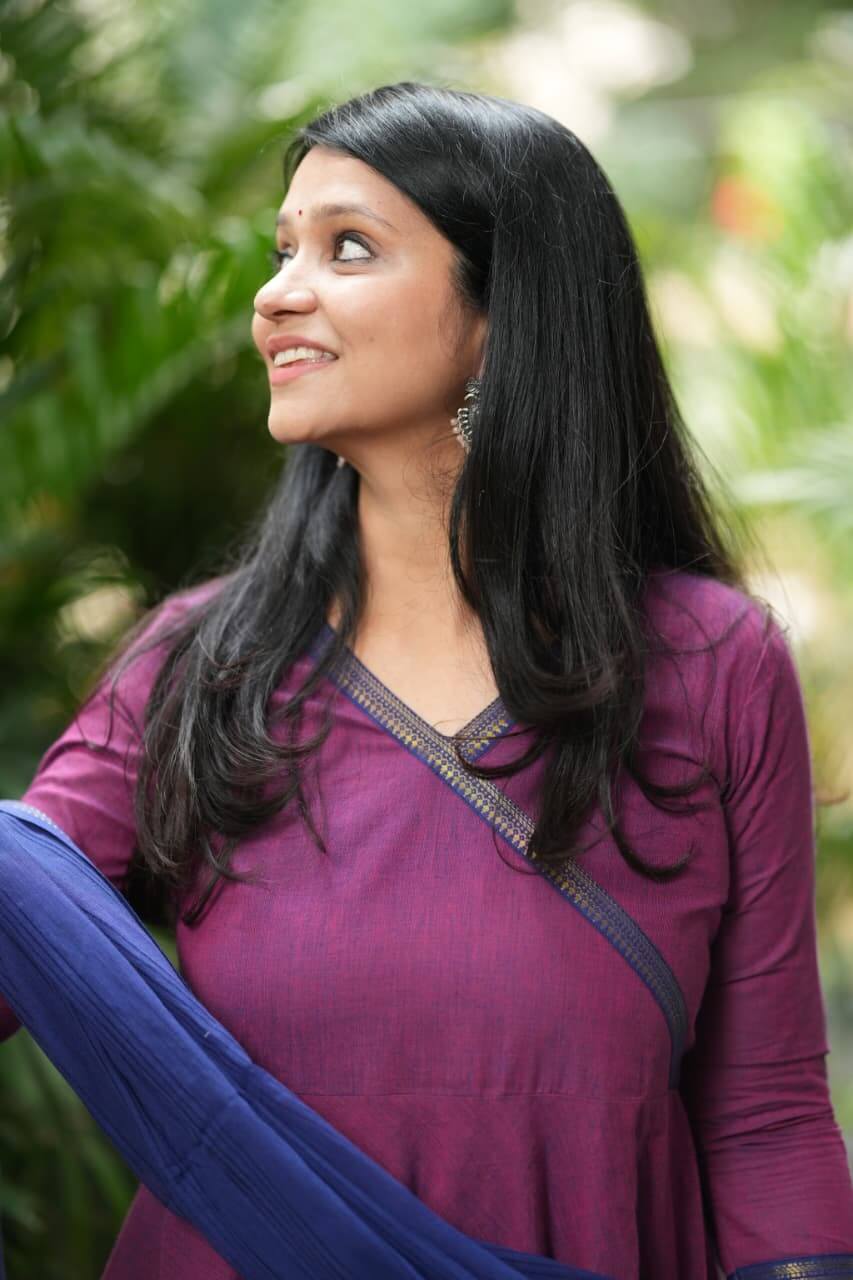 Zari Border Anarkali