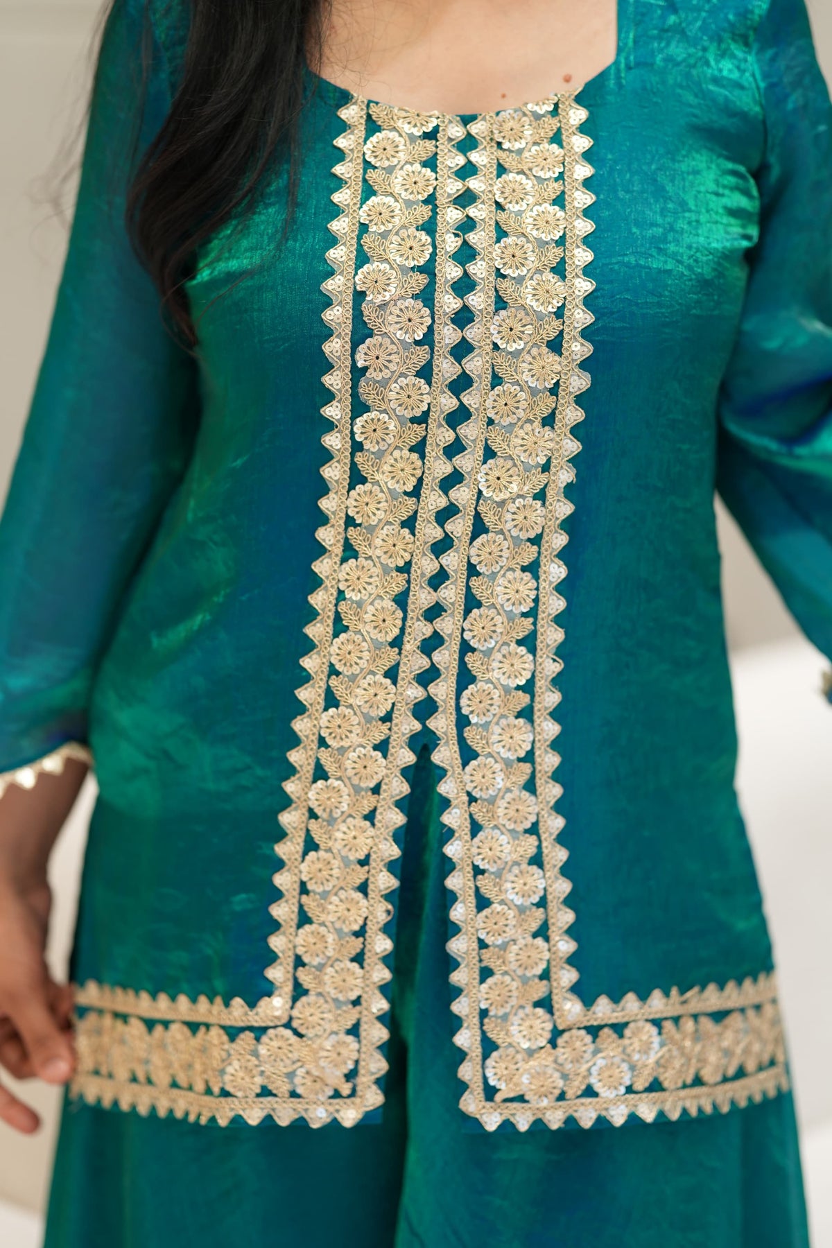 Peacock Bliss Sharara set