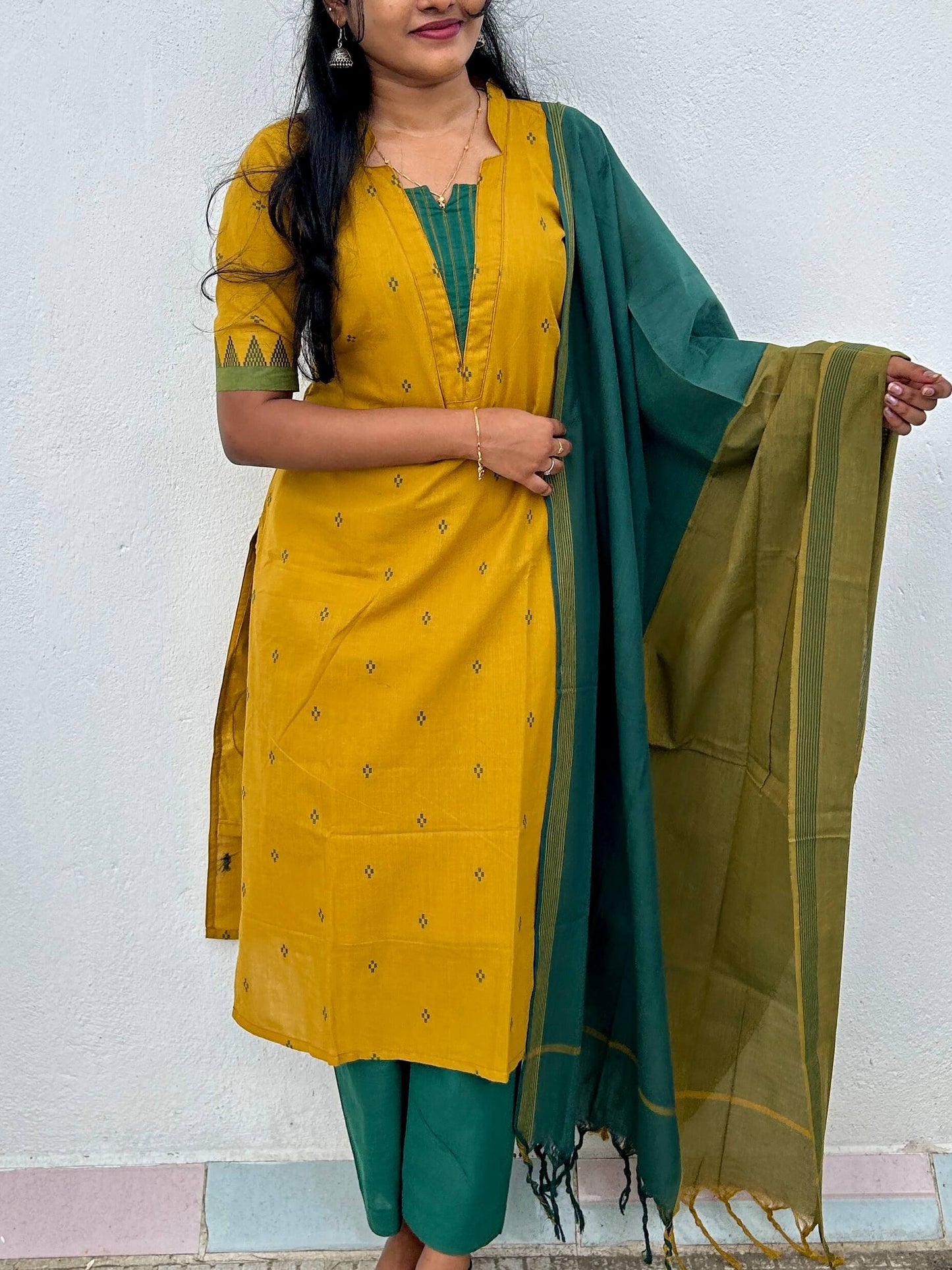 Handloom Star Neck series- 5