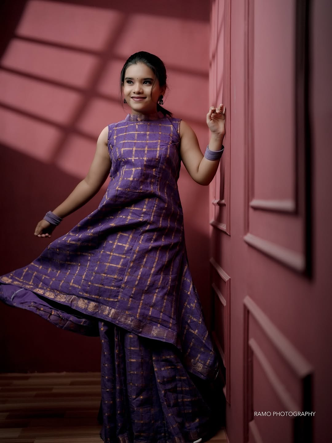 Lilac Traditional Skirt & top