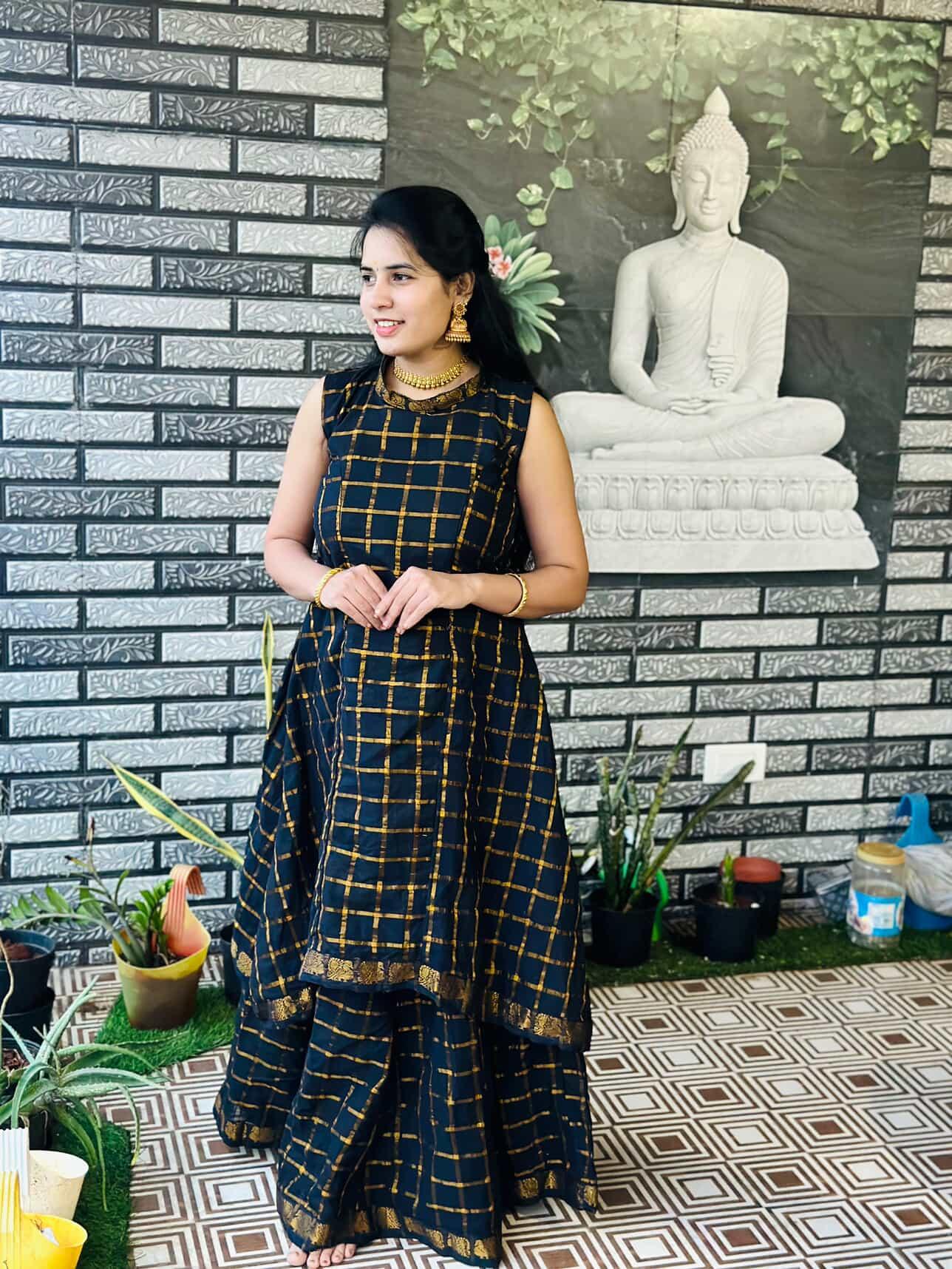 Black Traditional Skirt & top