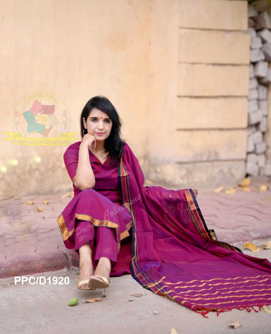 Handloom Cotton Silk kurti