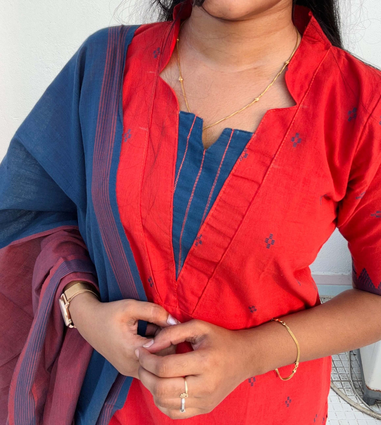 Handloom Star Neck series- 7