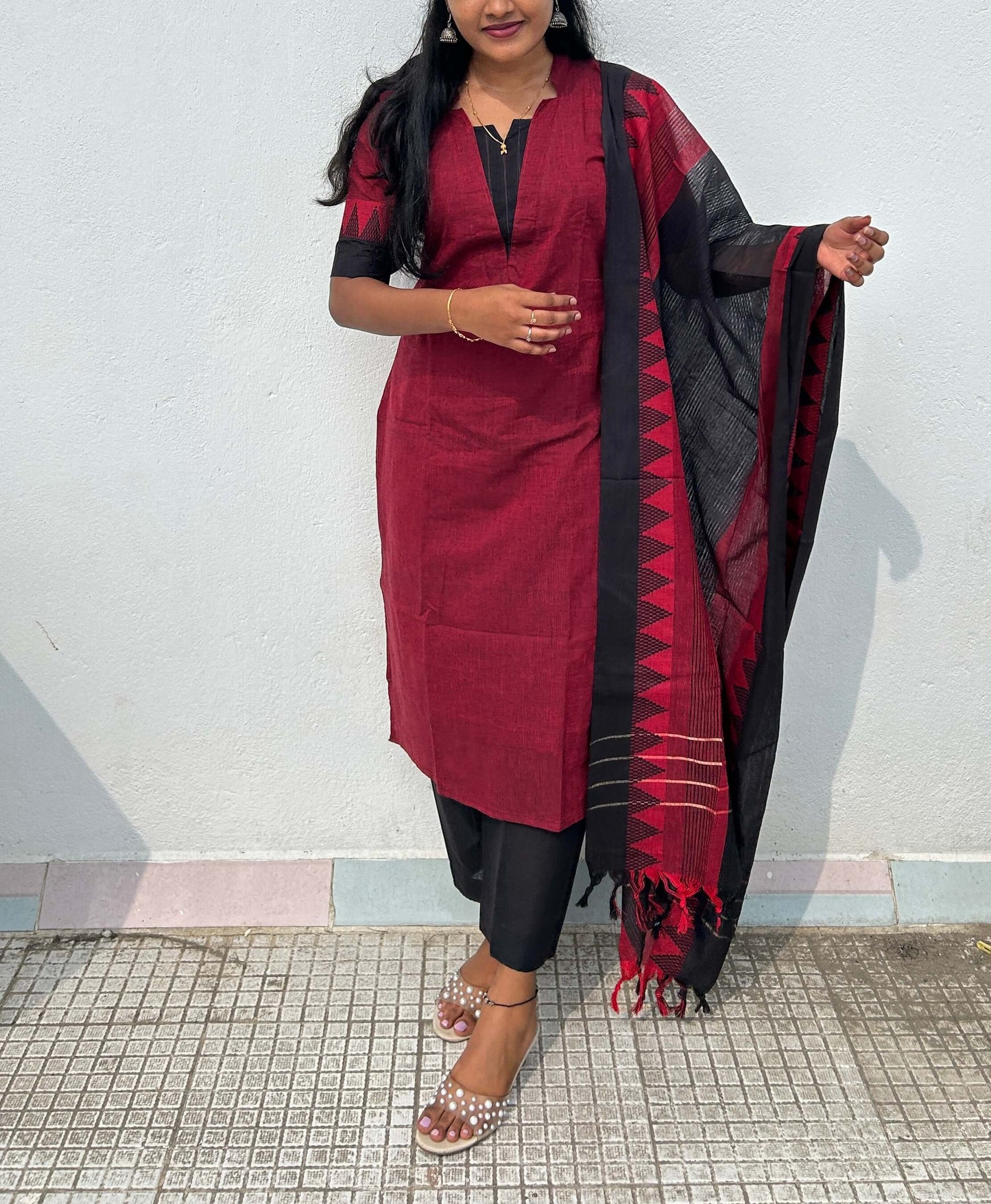 Handloom Star Neck series- 8