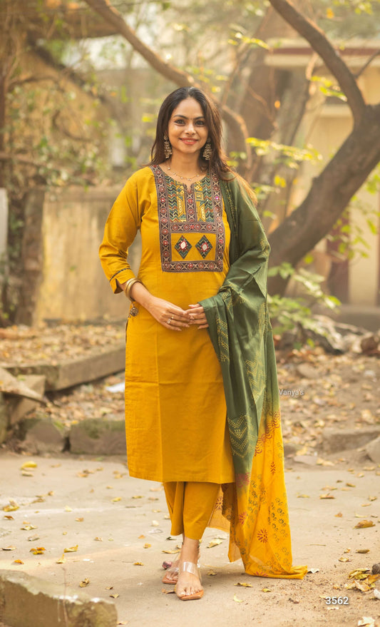 Heritage Cotton Mirror work