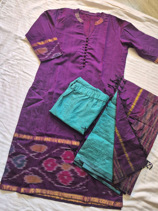 Silk Collar neck Salwar