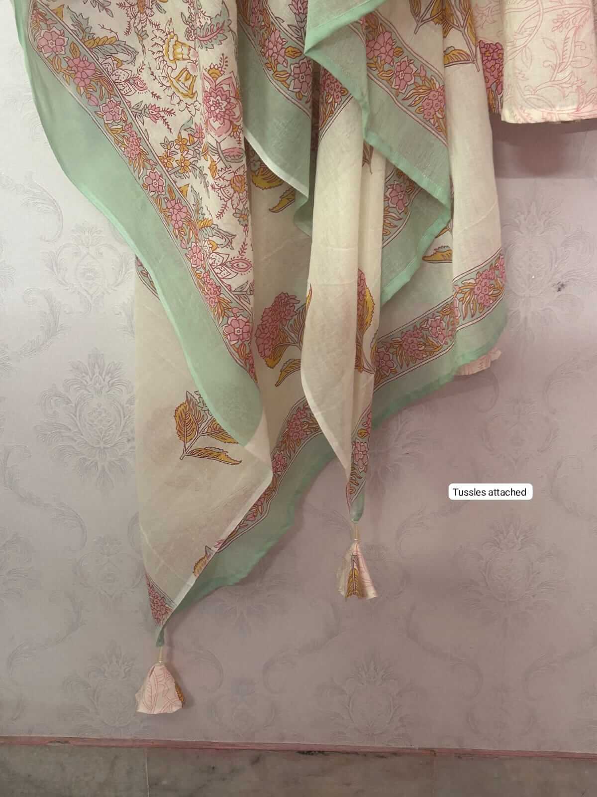 Angrakha style with bead work