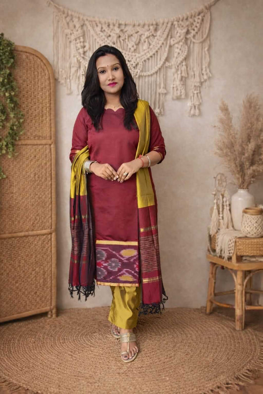 Scalop Silk Salwar