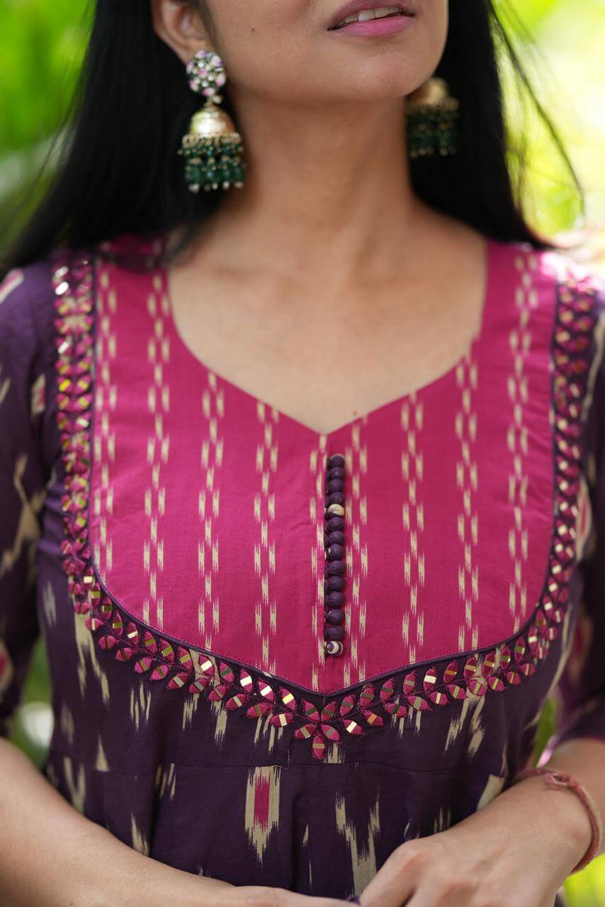 Anarkali with Thread Embroidery