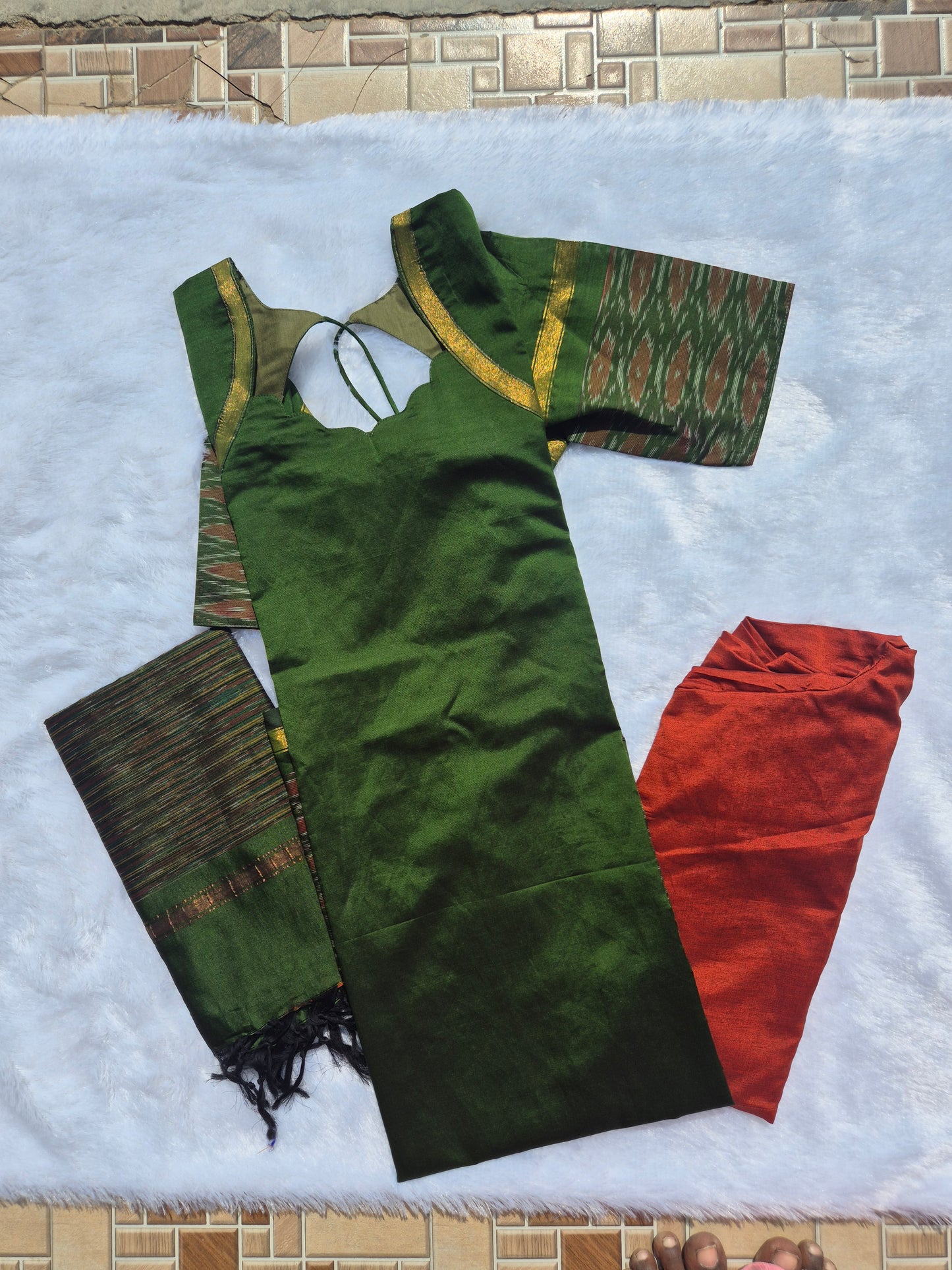 Scalop Pochamplly Silk