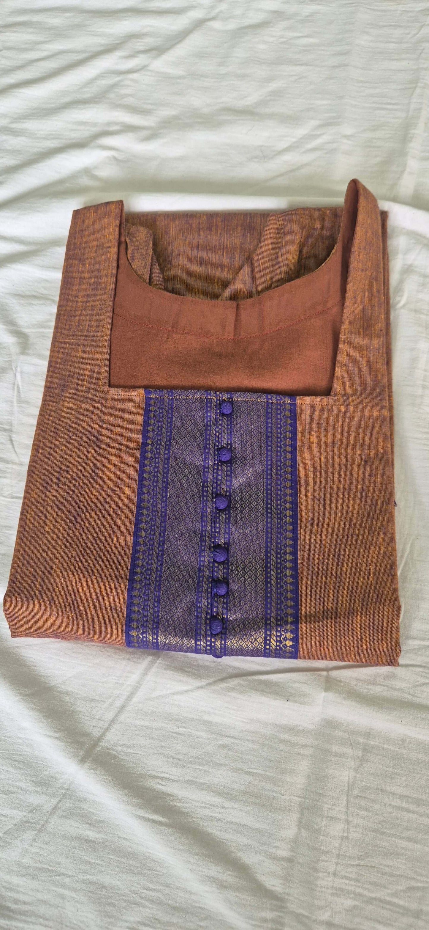 Square Neck Mangalagiri set