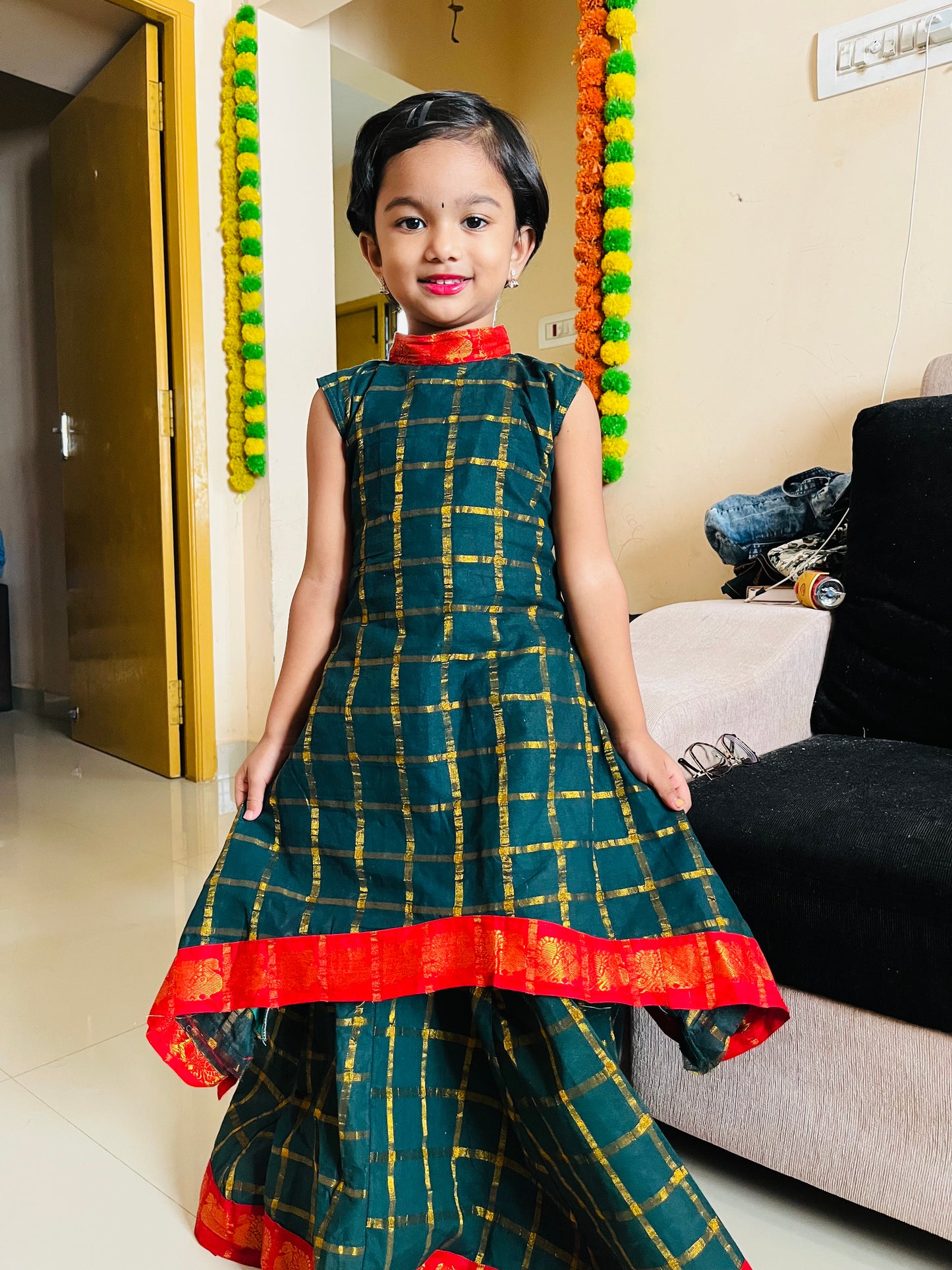 Double Shade Skirt and top