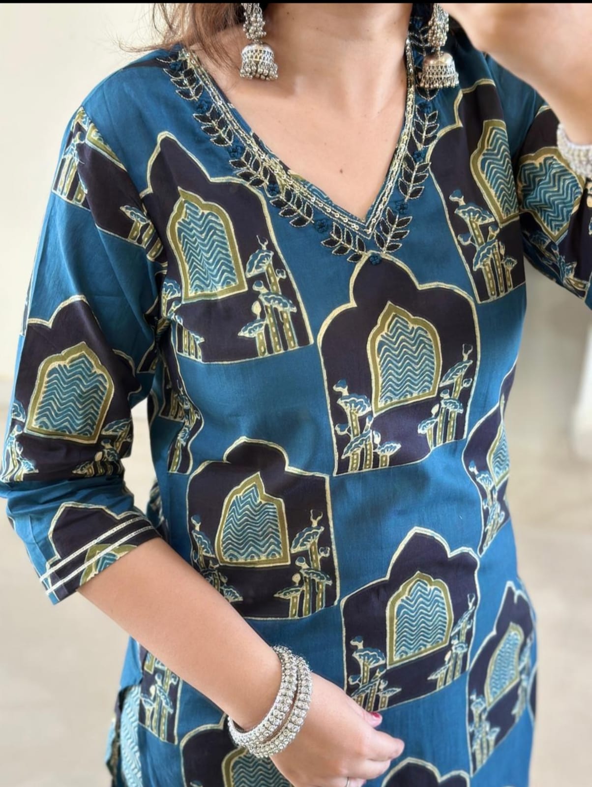 Hand embroidery work