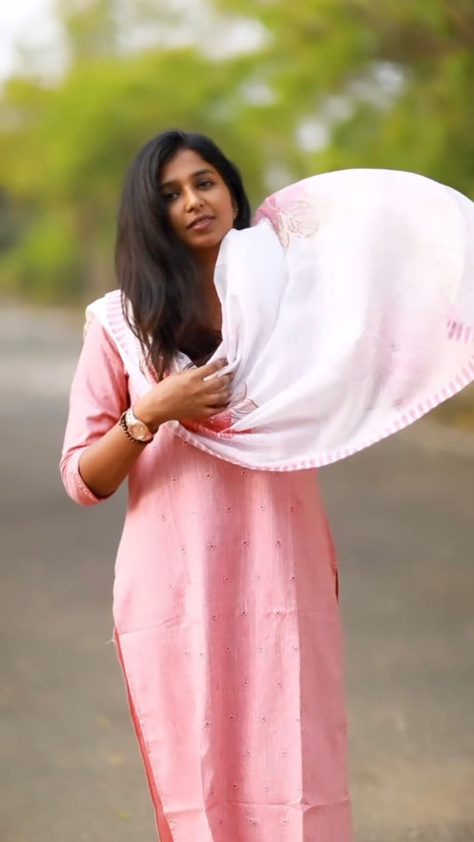 Khadi embroidery
