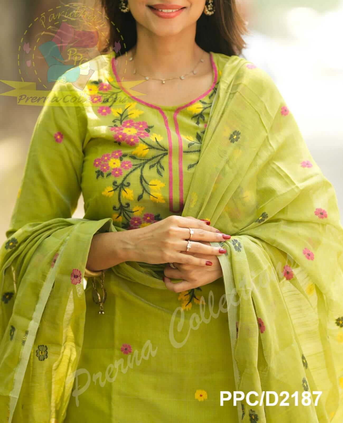 Embroidery Jamdani Suit
