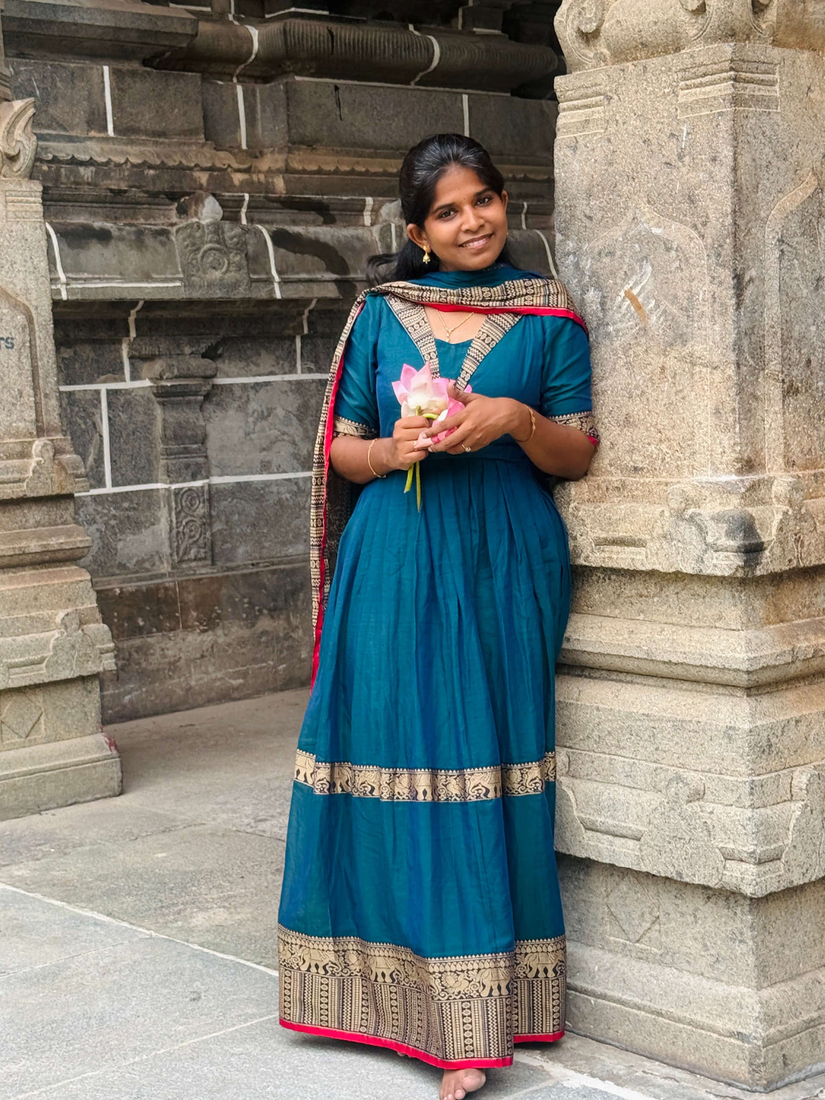 Narayanpeth Layered Anarkali