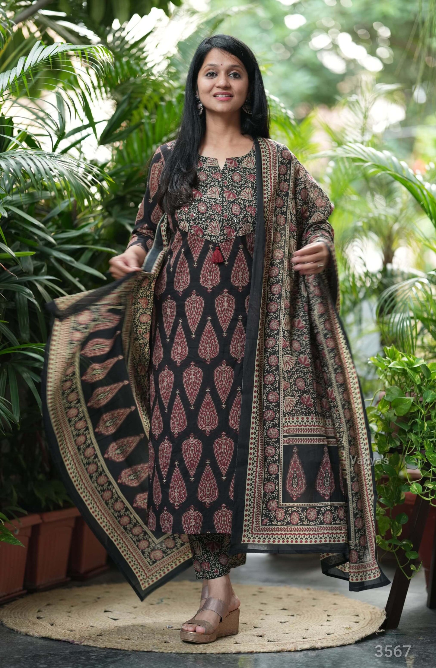 Proceline Ajrak Print