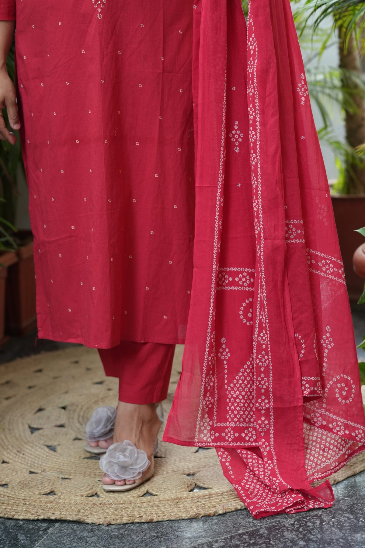 Red Mirror embroidery