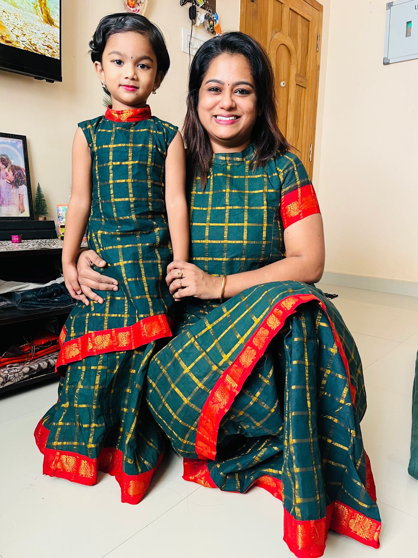 Double Shade Skirt and top