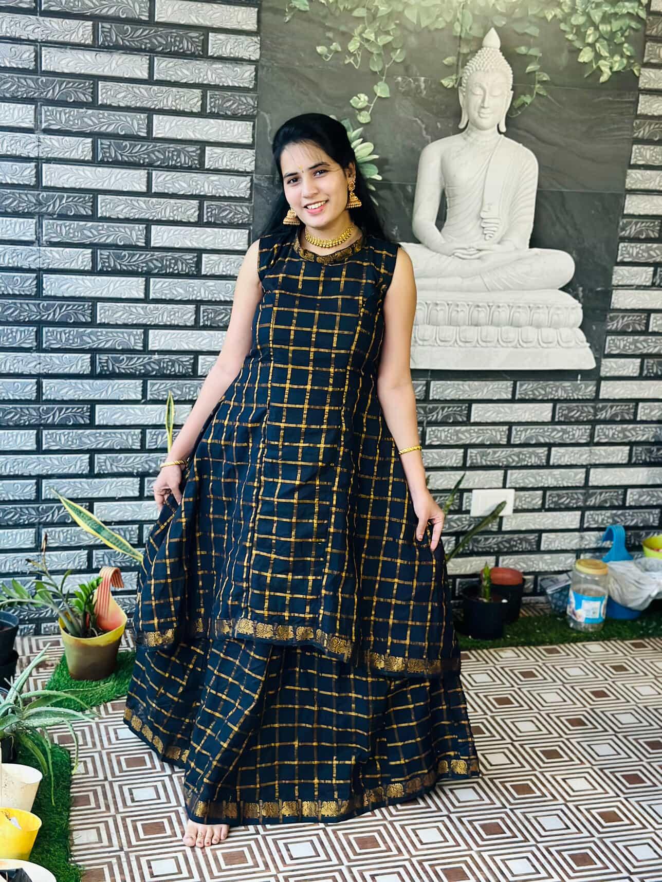 Black Traditional Skirt & top