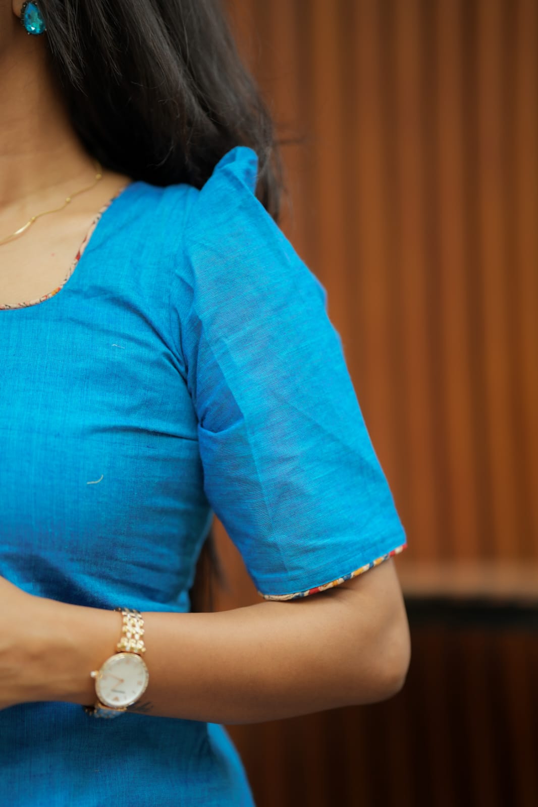 Royal Blue Kalamkari